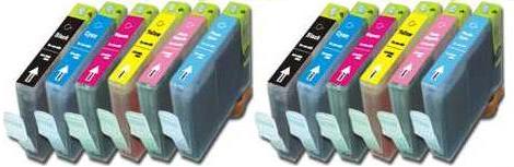 12x Canon Compatible Ink Multipack Cartridges CLI8 SELECT YOUR OWN COLOURS - Free UK Delivery